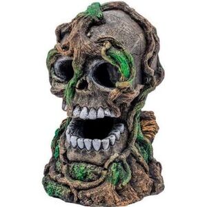 Resin Skull with Vines Aquarium decor – new